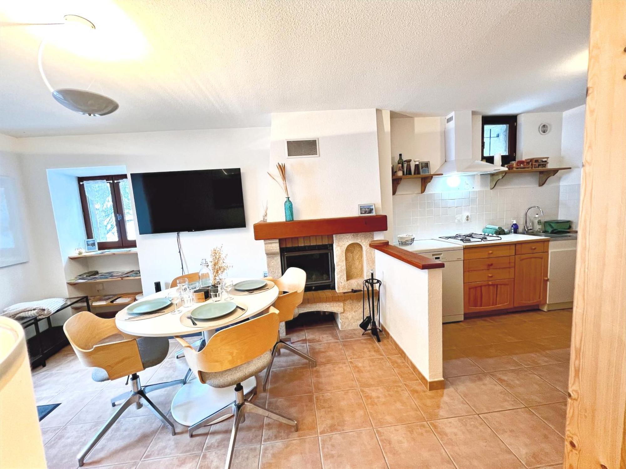 Charmante Maison De Montagne Briancon  Ngoại thất bức ảnh
